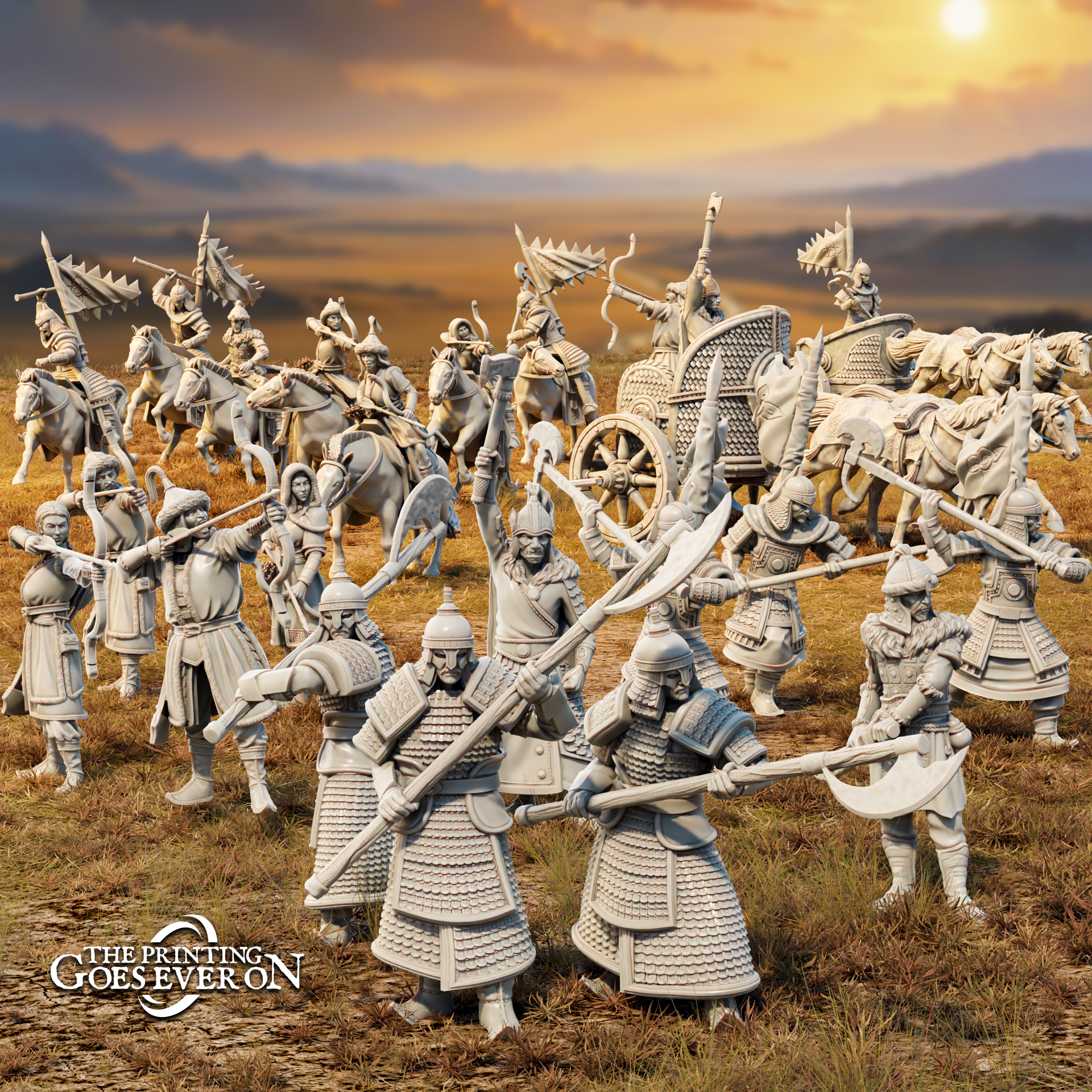 Golden Khanate Warband - Presupported
